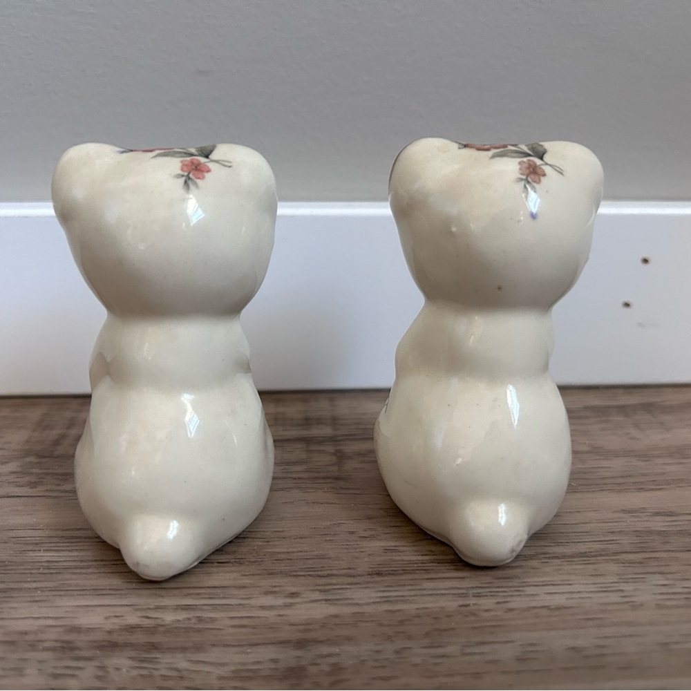 vintage 1940’s ceramic panda bear figurines Shawnee Pottery miniature bear - Picture 6 of 9